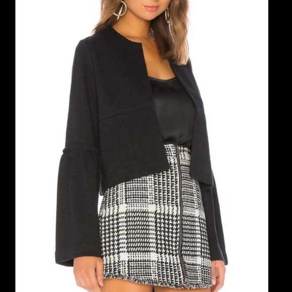 cupcakes & cashmere Jackets & Blazers - cupcakes and cashmere Black Griselda Jacket NWT